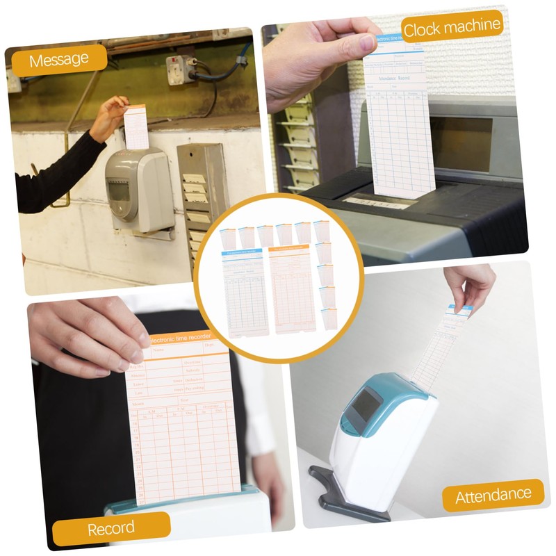 Operitacx Sheets for Office 100 Sheets English Edition Employee Time