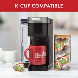 SF Bay Coffee OneCUP Organic Rainforest Blend 36 Ct Medium Dark Roast Compostable Coffee Pods, K Cup Compatible including Keurig 2.0