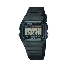 Casio Collection Wristwatch F84/F91/F94/F105/F200/F201 (Digital_Resin), black/green