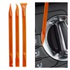 DUSCOKE 3PCS Plastic Scraper Tool - Multi-Purpose Non-Scratch Scrapers Cleaning