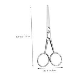Ipetboom 5pcs Men's Beard Scissors Precision Stainless Steel Grooming Scissors Hair Cutting