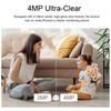 4MP HD Wireless WiFi Security Camera with Light Sensing Night