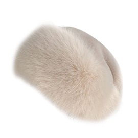 Asudaro Womens Faux Fur Hat Plush Beret Snow Hat Winter Dome Hat Hat Warm Hat Ladies Winter Hats for Winter Cold Weather Travel Skiing Hiking Home Beige
