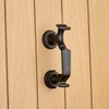 Hardware Solutions - Doctor Door Knocker - Matt Black -