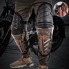 Motorcycle Knee Shin Guards, Crashproof Motocross Knee Pads Adult Dual