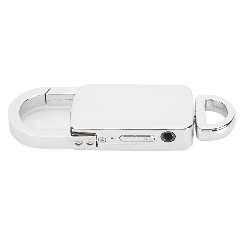 Voice Recorder HD Noise Reduction HiFi MP3 Player Keychain Voice