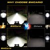 BWCarid 7 Inch LED Motorcycle Headlight DOT Approved With DRL