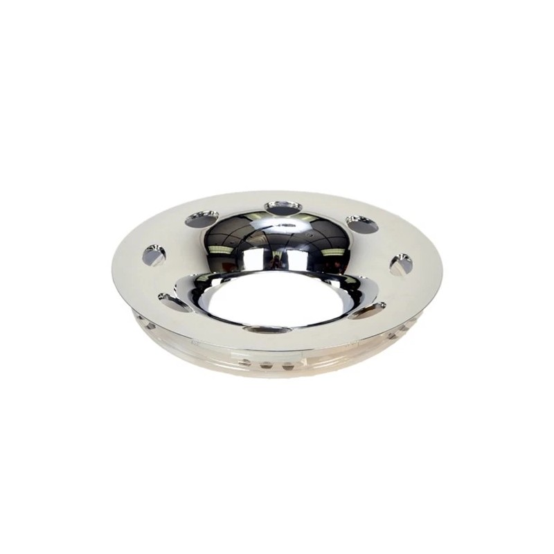 Phoenix USA Chrome Quick Trim 15" Trailer Wheel Cover Ring
