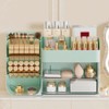 FYABREEK Makeup Organizer with 2 M Drawers & Brush Holders