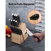 PARIS RHÔNE Kitchen Knife Set, 16-Piece High-Carbon Stainless Steel Knife