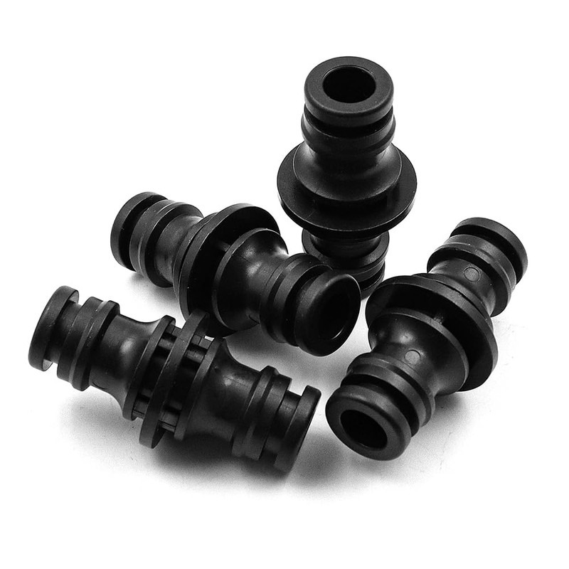 Tiardey 6 Pieces Hose Coupling, 1/2 Inch Double Plug Garden