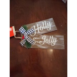 Holly & Jolly Ornament