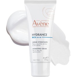 Eau Thermale Avene Hydrance RICH Hydrating Cream, Daily Face Moisturizer, Non-Comedogenic, 1.3 oz.
