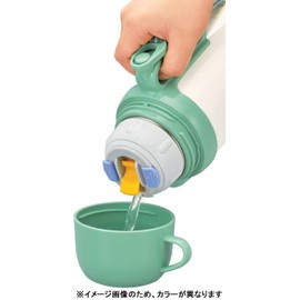 Peacock ASK-R50 PBL Water Bottle, 16.9 fl oz (500 ml), For Kids, Babies, Stainless Steel Bottle, Heat Retention, Cold Insulation, Cup, 0.5 L., Peach Blossom