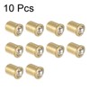 sourcing map Door Cabinet Closet Drawer 5mm Dia Brass Ball