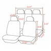 CANITU For Hyundai Car Seat Covers Cloth 5-Seats Full Set