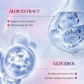 Niacinamide Brightening Mask 10Pcs - Smoothing & Hydrating Facial Sheet Mask with Vitamin B3 to Fade Dark Spots, Even Skin Tone & Moisturize,Post-Shave Soothing Treatment