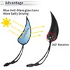 X AUTOHAUX 1set Universal Motorcycle Rear View Mirrors Adjustable Bar