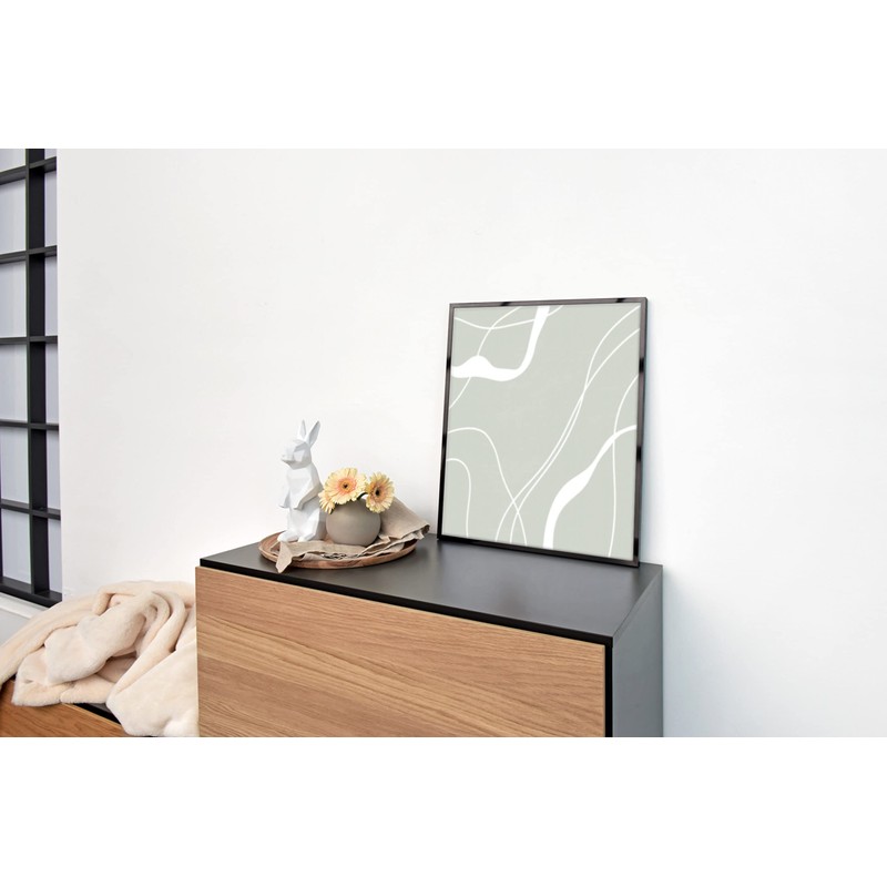 nielsen C2 Photo Frame, 24x30cm White Aluminium Picture Frame with
