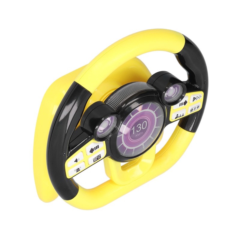 Children Kids Driving Simulation Steering Wheel Early Childhood Educational ToysYellow