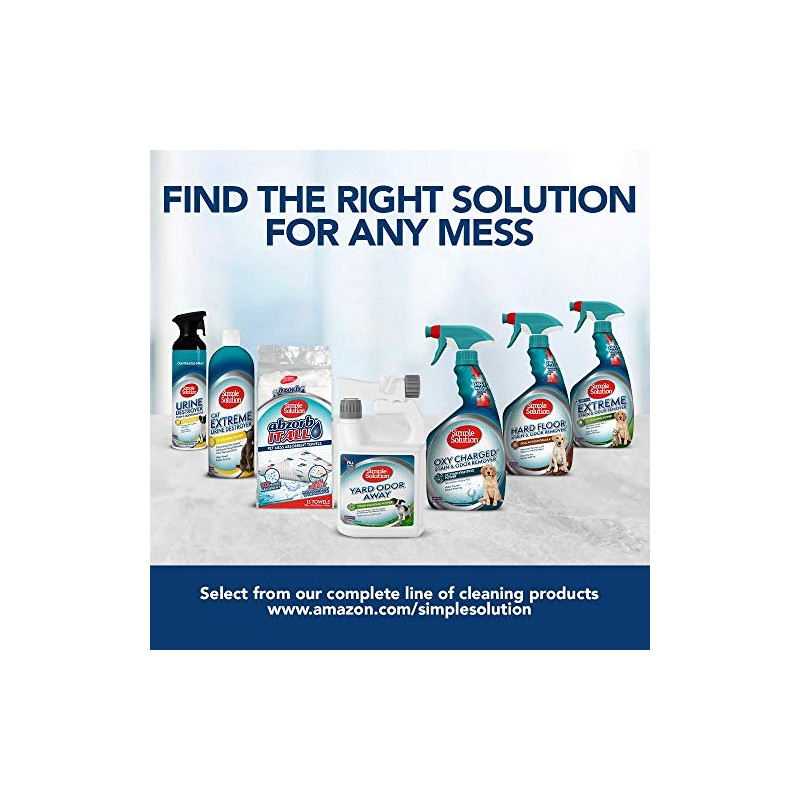 Simple Solution Abzorbitall Pet Mess Toallas absorbentes Hojas de limpieza