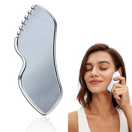 Terahertz Gua Sha Facial Tools Stone for Lymphatic Drainage, Reduced Puffiness, Relieved Facial Tension – 100% Natural Terahertz Stone Skin Care Tools