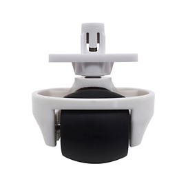 (White) Front Roller Caster Wheel Replacement for Roborock Q5, Q7, Q7 Max,Q8, S7,S8, S8 MaxV Ultra,Q Revo,Qrevo S, Qrevo Plus, Qrevo Pro Robotic Vacuum Cleaner,Front caster wheel,front caster wheel