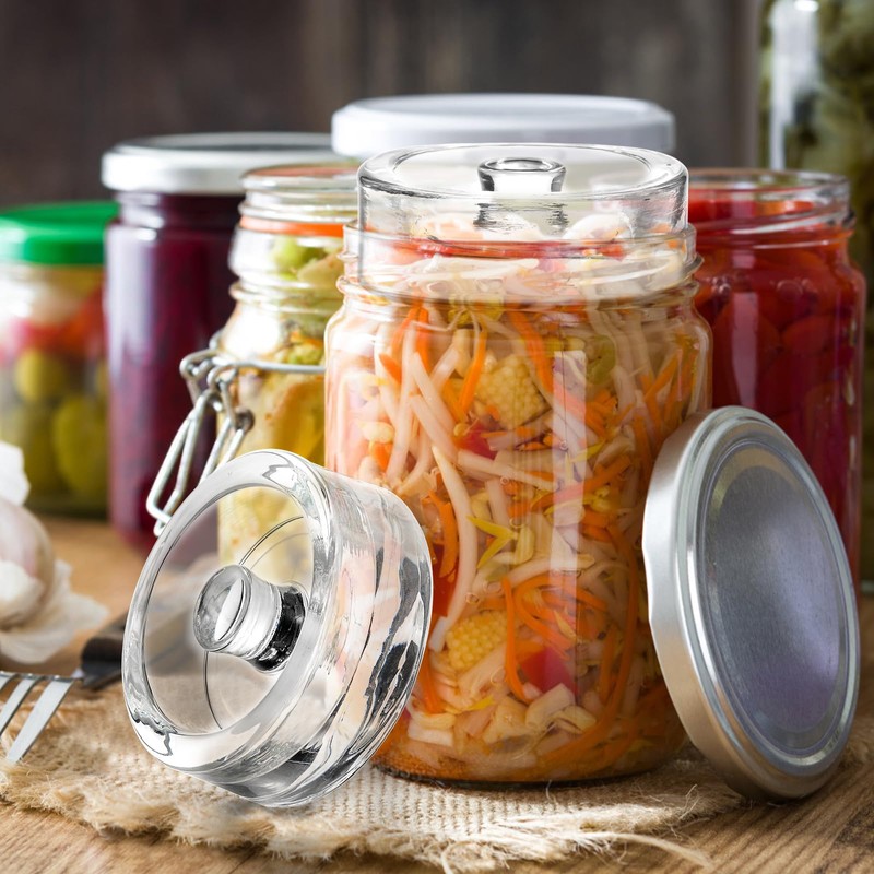 TOPZEA 9 Pack Fermentation Glass Weight with Easy Grip Handle,
