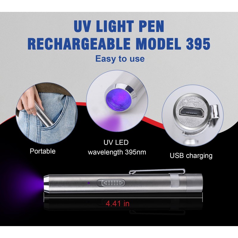 UV Resin Kit with Light, 60g UV Glue with Rechargeable