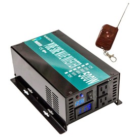 WZRELB 500W 24V 120V Pure Sine Wave Solar Power Inverter With Remote Control Switch