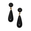 Kenneth Jay Lane Resin Teardrop Drop Clip-On Earrings