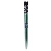 Chopsticks, Silver Cherry Blossoms, Green, Unisex Size, Comes with Paulownia