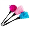 5 Color Soft Turkey Feather Dusting Brush with Black Handle