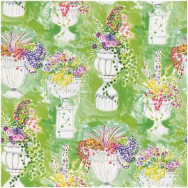 Caspari Jardin De Luxembourg Gift Wrapping Paper - One 30" x 8' Roll