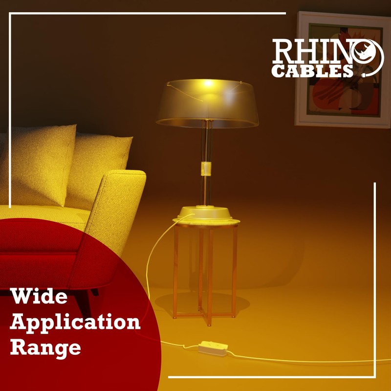 rhinocables In-Line Rocker Switch 2 Amp 2 Core Flex Cable