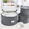 LotFancy China Storage Containers - Quilted 6-Piece Set Storage Box-