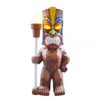 Yusat Tiki Statue with Solar Light, Solar Lamp Tiki Totem