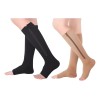 2pares Calcetas Compresión Medias Calcetines Cierre Zip Sox