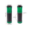 Motorbike Handgrips Hand Grips Green Aluminium & Rubber for all