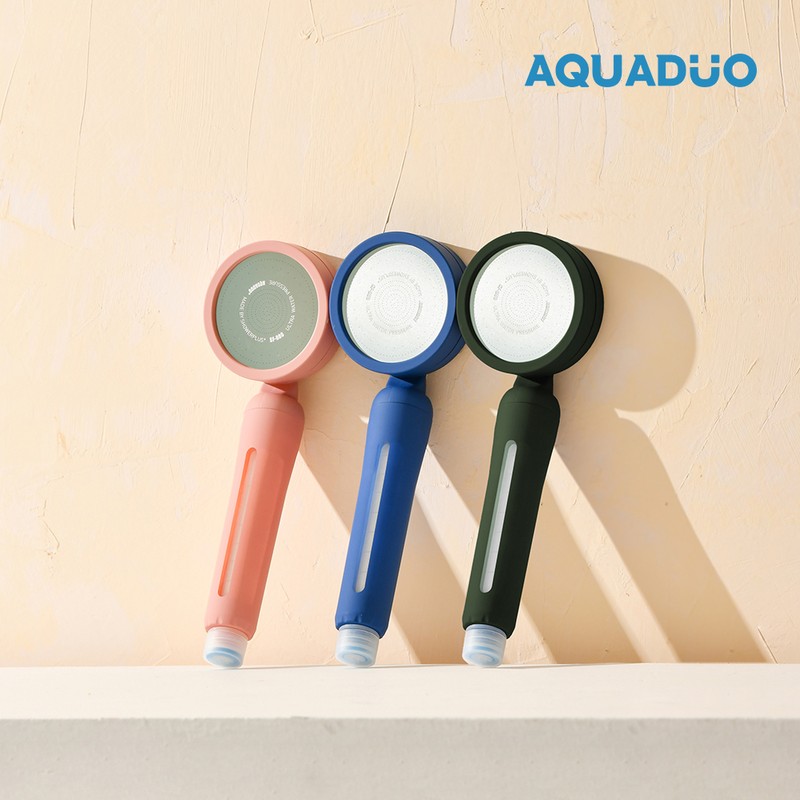 Aqua Duo Blossom Bathroom Design Filter Shower 1 Year Set