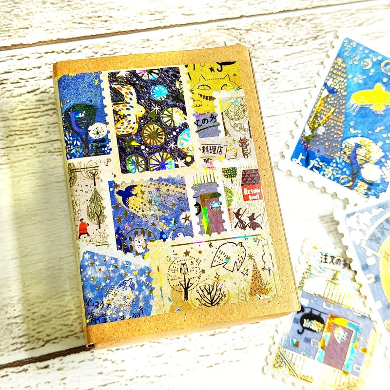Shiru-dou Flake Stickers Shinzi Katoh Kenji Miyazawa Yodaka no Hoshi/Others