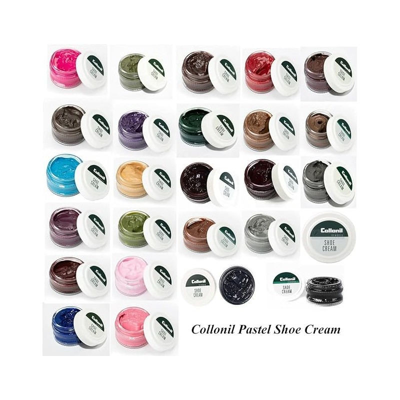 Collonil Silver Glimmer Cream Polish for smooth leather Shoes Boots