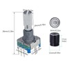 MoK 5pcs Rotary Encoder Module, Rotary Encoder, Rotary Angle Encoder,