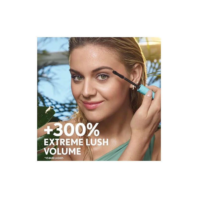 COVERGIRL Lash Blast Cleantopia, Máscara Pestañas 825 Extreme Black, 9.5ml