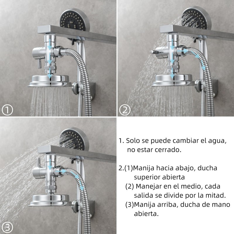 'Science G1/2 Replacement Diverter Shower Valve with 3 Way