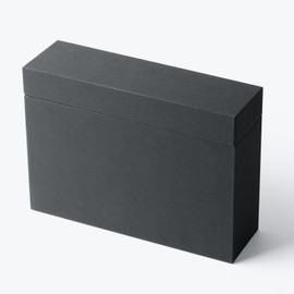 Aiuonenian Photo Storage Box 5x7, Photo Display Boxes for Tabletop, Picture Frame for Couple Photos, Wedding Gift Photo Box Black (2 pack)