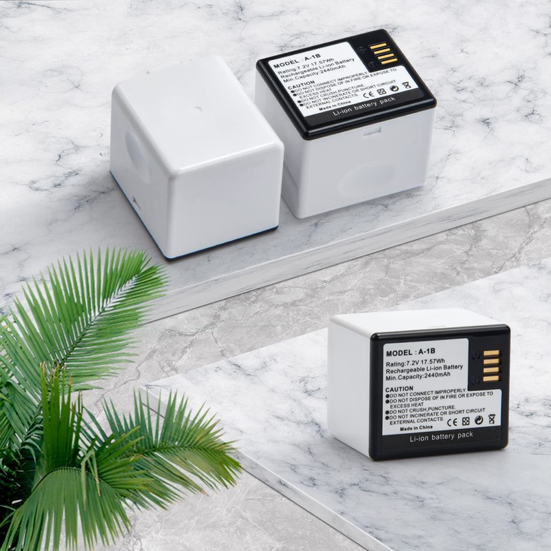 HSX 2-Pack 2440mAh Rechargeable Battery Compatible with Arlo Pro, Arlo