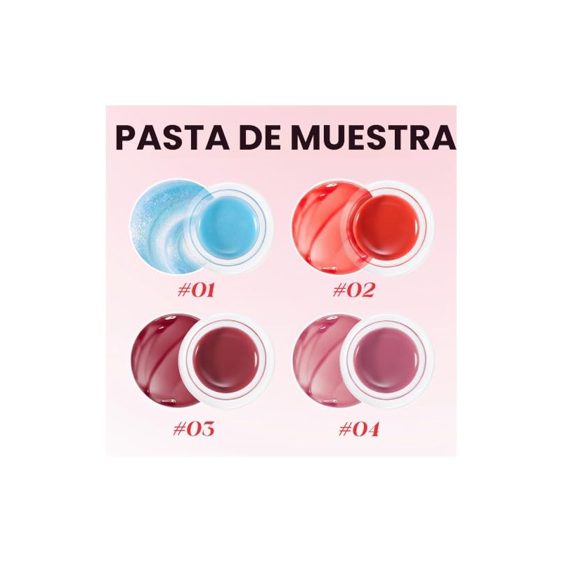 Bluemega Gloss Labial Tipo Jelly Hidratante Water Shine Perlado, 04