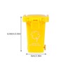 GANAZONO 4Pcs Mini Curbside Garbage Trash Bin Pen Holder Recycle
