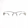 Splendor SP 7003 GM Eyeglasses Frames Grey Blue metal half